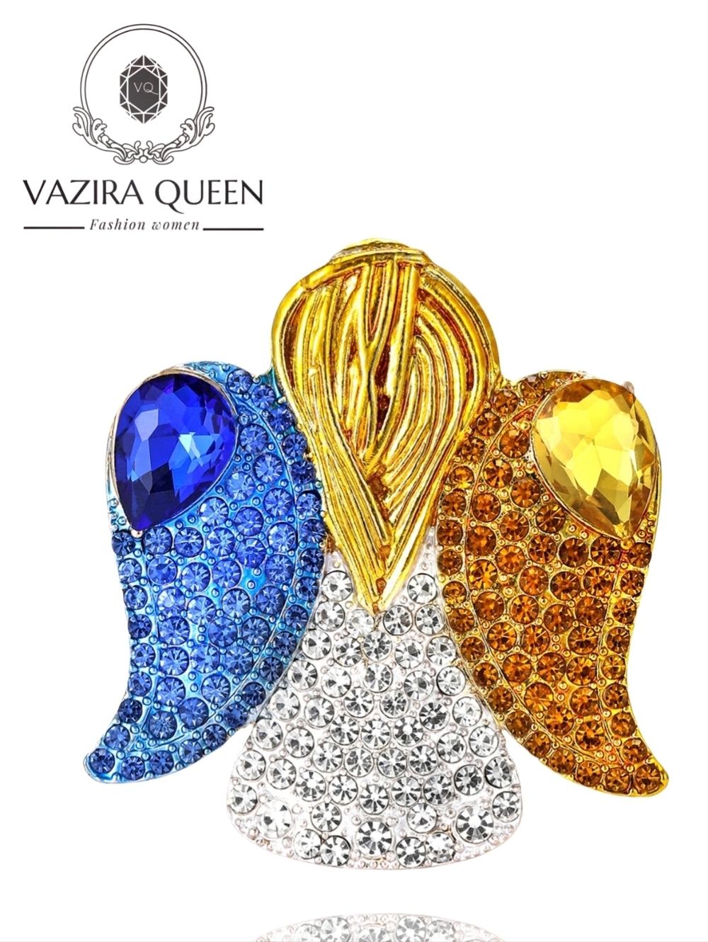 VQ Ukrainian Angel Brooch